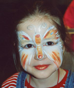 Kinderschminken Schmetterling